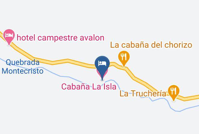 Jardin - Cabana La Isla Maps