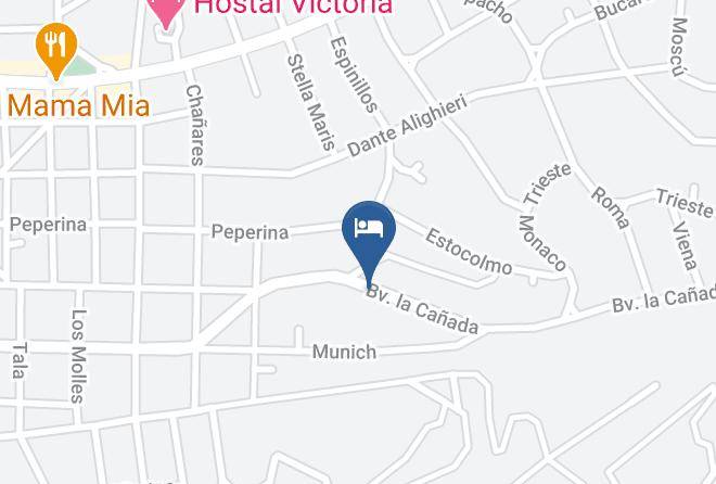 Punilla Department - Cabana La Rosadita Maps