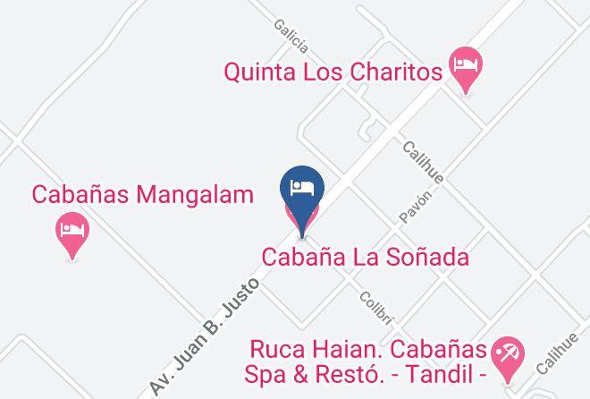 Tandil Partido - Cabana La Sonada Maps