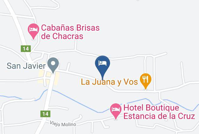 San Javier Department - Cabana La Trinidad San Javier Cordoba Maps