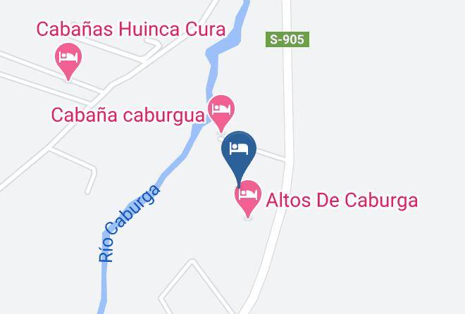 Cautin Province - Cabana Lago Caburgua Maps