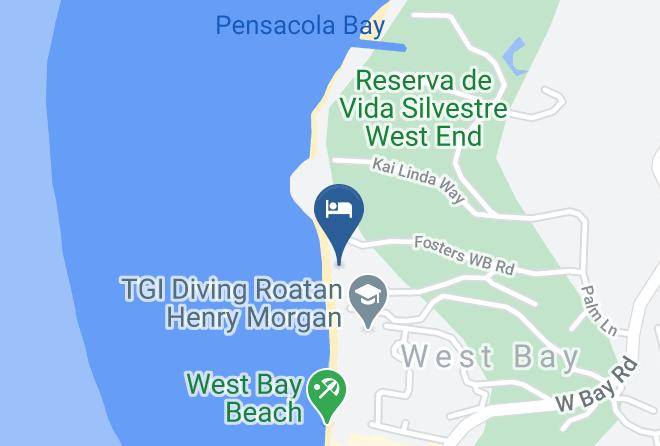Roatan - Cabana Lana Maps