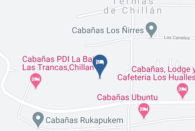 Diguillin - Cabana Las Trancas Termas De Chillan Maps