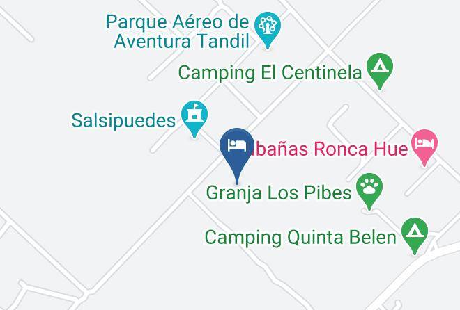 Tandil Partido - Cabana Los Cuatro Vientos Maps