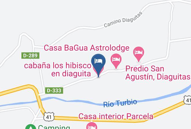Elqui Province - Cabana Los Hibisco En Diaguita Maps