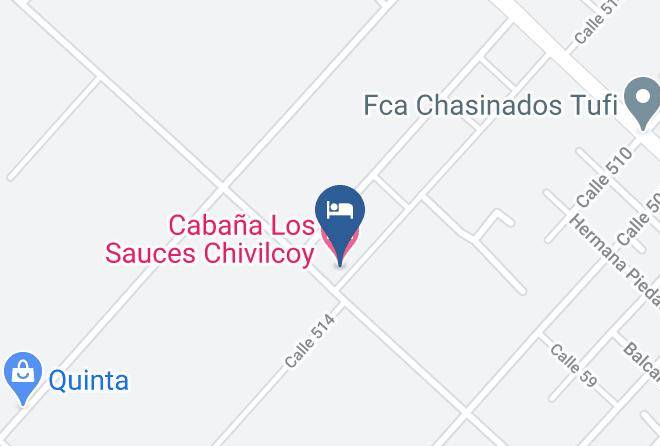 Chivilcoy - Cabana Los Sauces Chivilcoy Maps