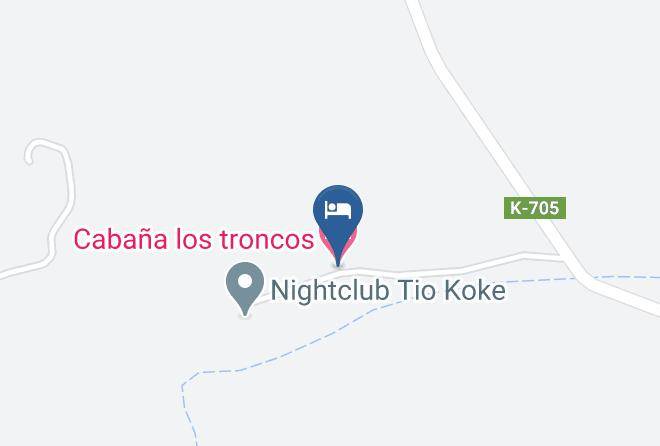 Cabana Los Troncos Map