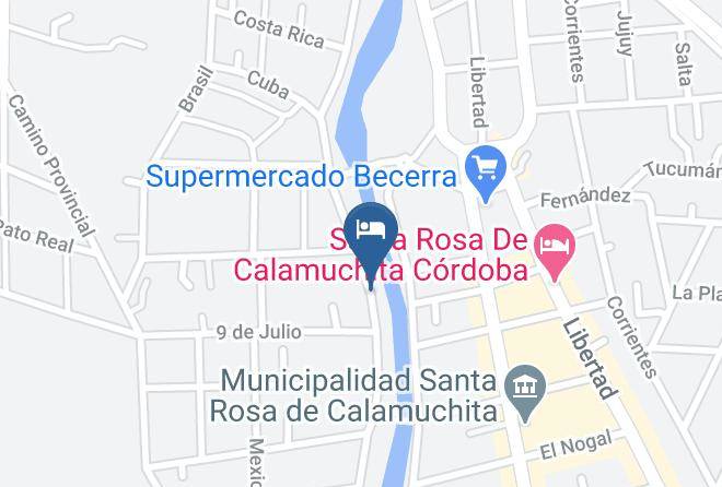 Calamuchita Department - Cabana Mc Charlie Alejandro Sosa Calamuchita Maps