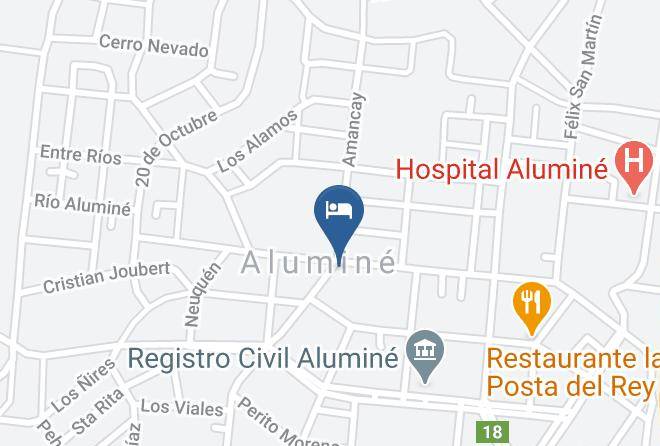 Alumine - Cabana Milagritos Maps
