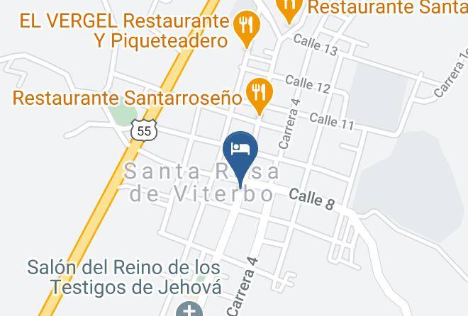 Santa Rosa De Viterbo - Cabana Mirador El Sinai Maps