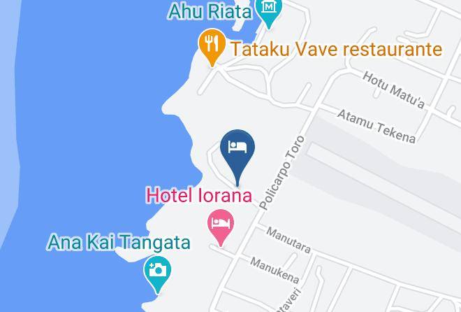Easter Island - Cabana Oreko Maps