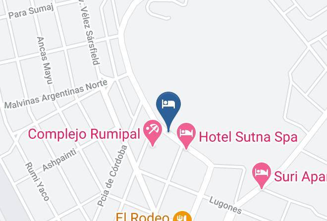Calamuchita Department - Cabana Paca Huasi Maps