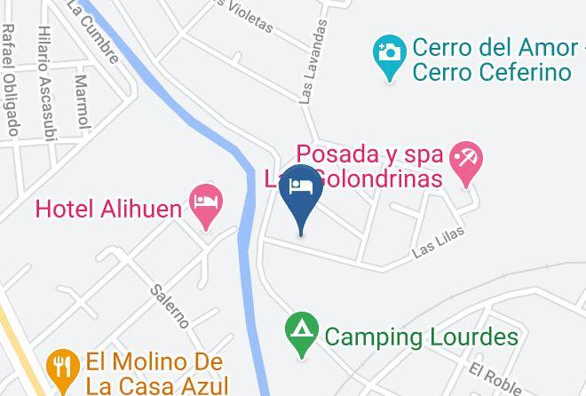 Tornquist - Cabana Piedra Azul Maps