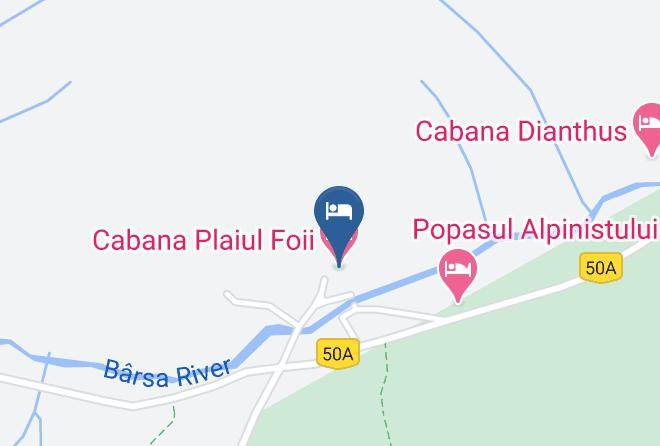Zarnesti - Cabana Plaiul Foii Maps