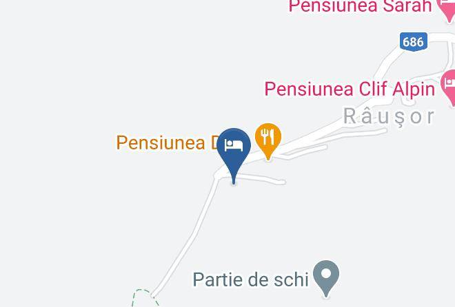 Cabana Poarta Retezat Map