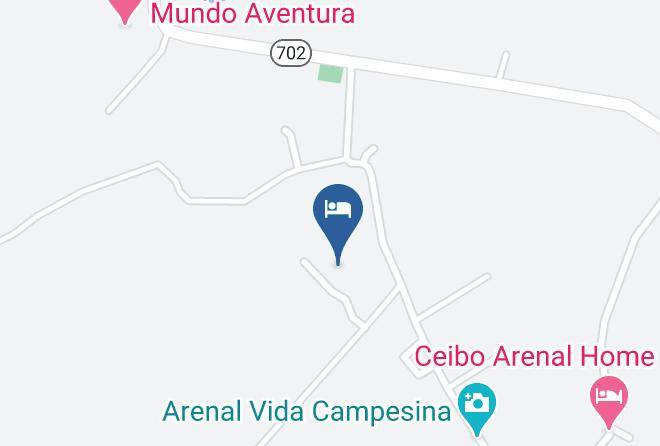 San Ramon - Cabana Rural Ave Del Paraiso Maps