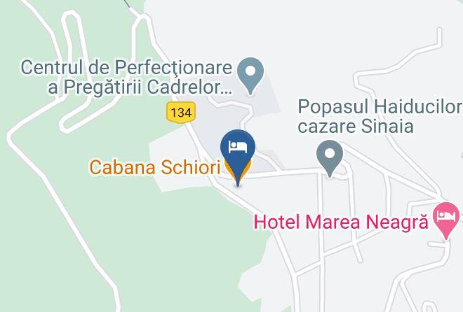 Sinaia - Cabana Schiori Maps