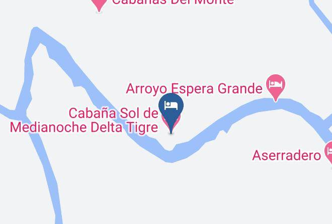 Islas Tigre - Cabana Sol De Medianoche Delta Tigre Maps