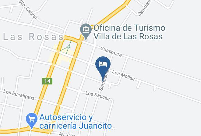 San Javier Department - Cabana Sol Y Luna Maps