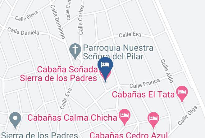General Pueyrredon Partido - Cabana Sonada Sierra De Los Padres Maps