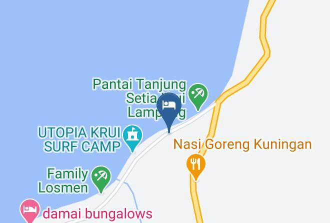 Lampung Barat - Cabana Surf And Stay Maps