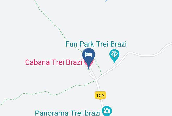 Predeal - Cabana Trei Brazi Maps