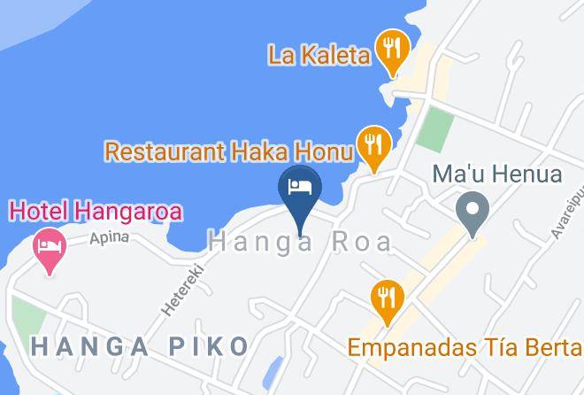 Easter Island - Cabana Tuki Rapa Nui Maps