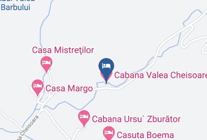 Rasnov - Cabana Valea Cheisoarei Maps