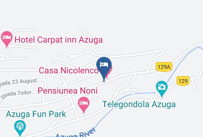Azuga - Cabana Veche Azuga Maps
