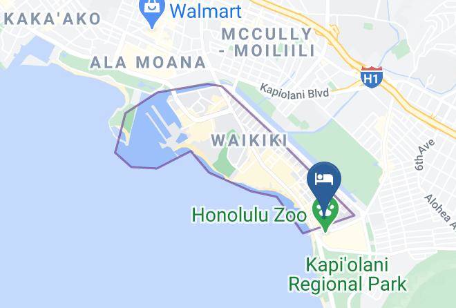 Honolulu - Cabana Waikiki 1 Bdr 4th Floor A Maps