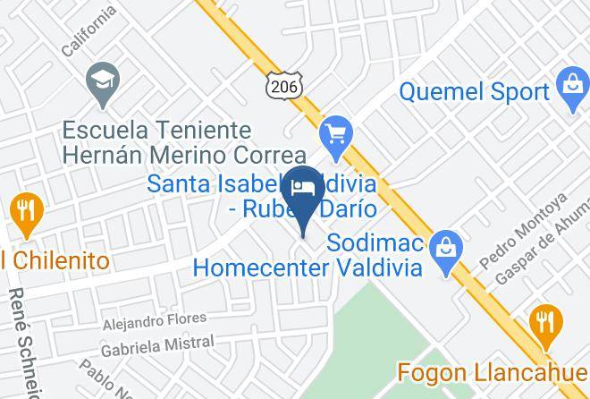 Valdivia Province - Cabana Y Spa Del Duende Maps