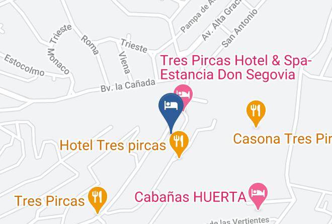 Punilla Department - Cabanas 3 Pircas Maps