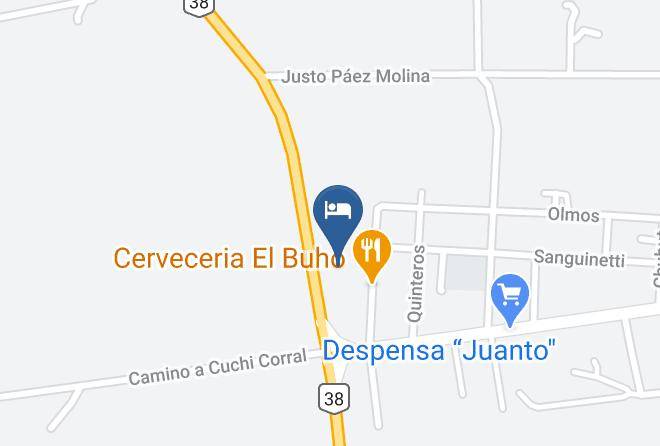 Punilla Department - Cabanas Acceso Viejo Maps