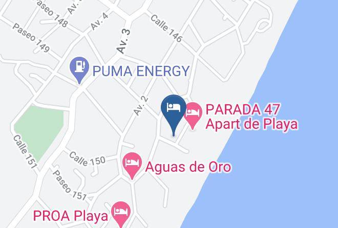 Villa Gesell - Cabanas Agreste Maps