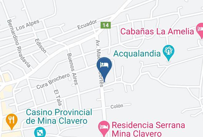 San Alberto Department - Cabanas Agua Que Brilla Maps