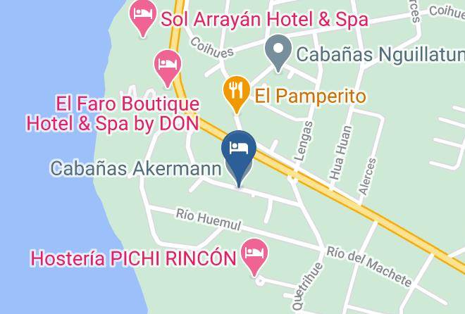 Villa La Angostura - Cabanas Akermann Maps