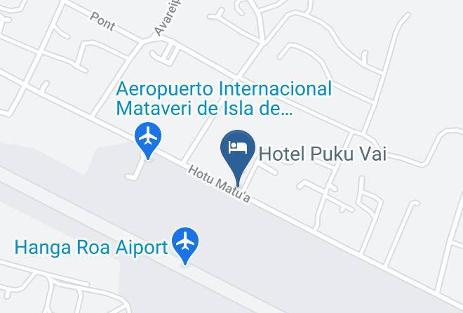Easter Island - Cabanas Akivi Nui Maps