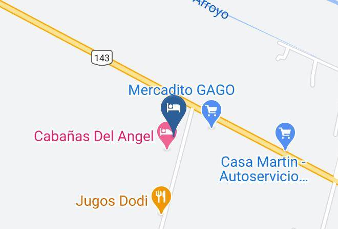 San Rafael - Cabanas Alamo Blanco Maps