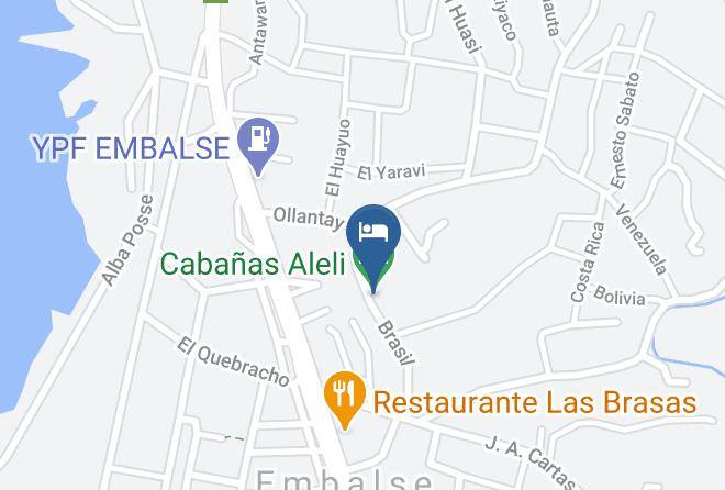 Calamuchita Department - Cabanas Aleli Maps