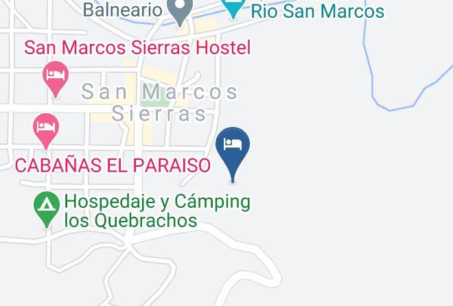 Punilla Department - Cabanas Alfa Maps