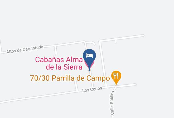 Santa Rosa Dellara - Cabanas Alma De La Sierra Maps