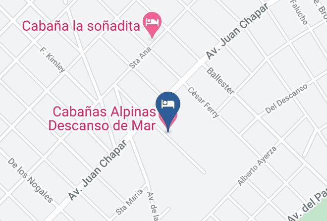 General Alvarado Partido - Cabanas Alpinas Descanso De Mar Maps