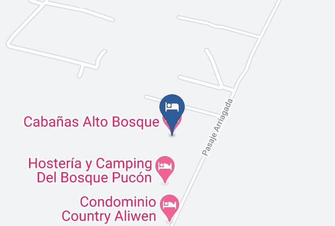 Cautin Province - Cabanas Alto Bosque Maps