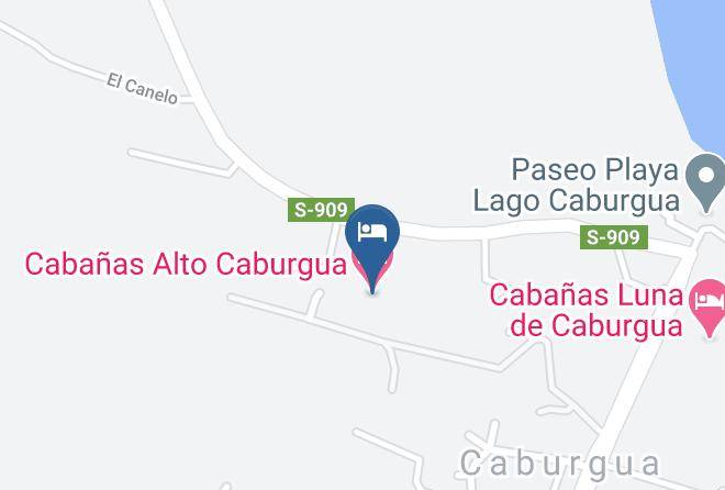 Cautin Province - Cabanas Alto Caburgua Maps