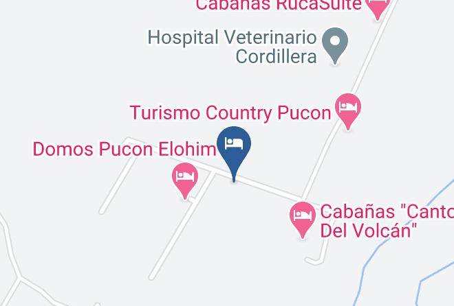 Cautin Province - Cabanas Alto Del Nevado Sueno Lacustre Maps