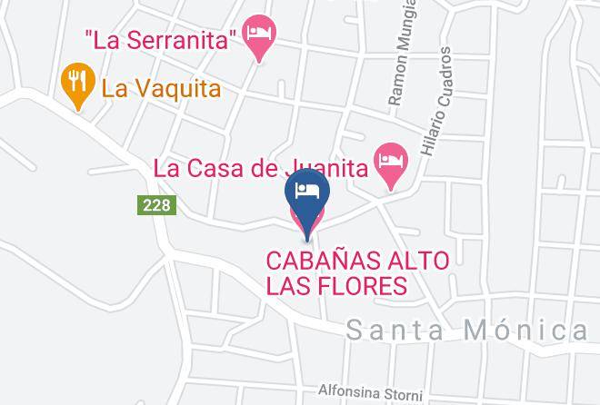 Calamuchita Department - Cabanas Alto Las Flores Maps