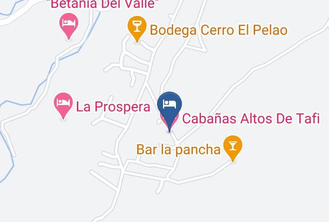 Tafi Del Valle - Cabanas Altos De Tafi Maps