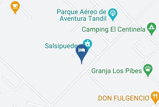 Tandil Partido - Cabanas Altos Del Bierzo Maps