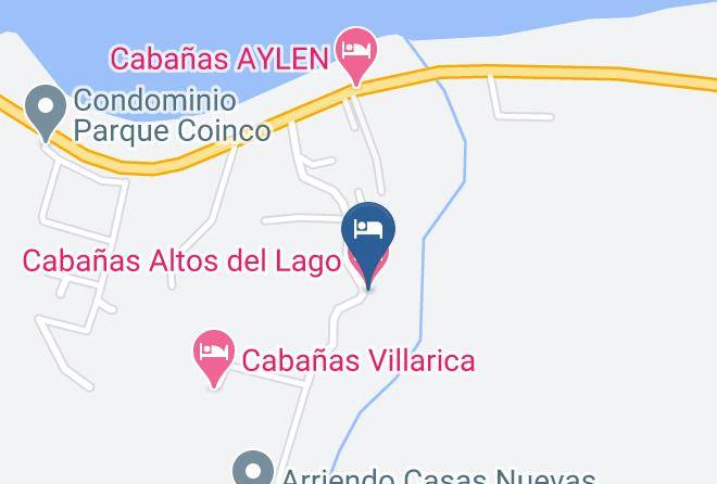 Cautin Province - Cabanas Altos Del Lago Maps