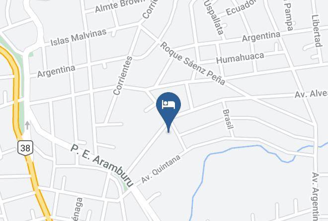 Punilla Department - Cabanas Alvear Maps